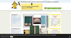 Desktop Screenshot of manutenzionecasa.eu