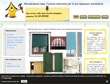 Tablet Screenshot of manutenzionecasa.eu